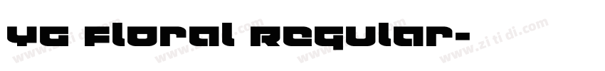 YG Floral Regular字体转换